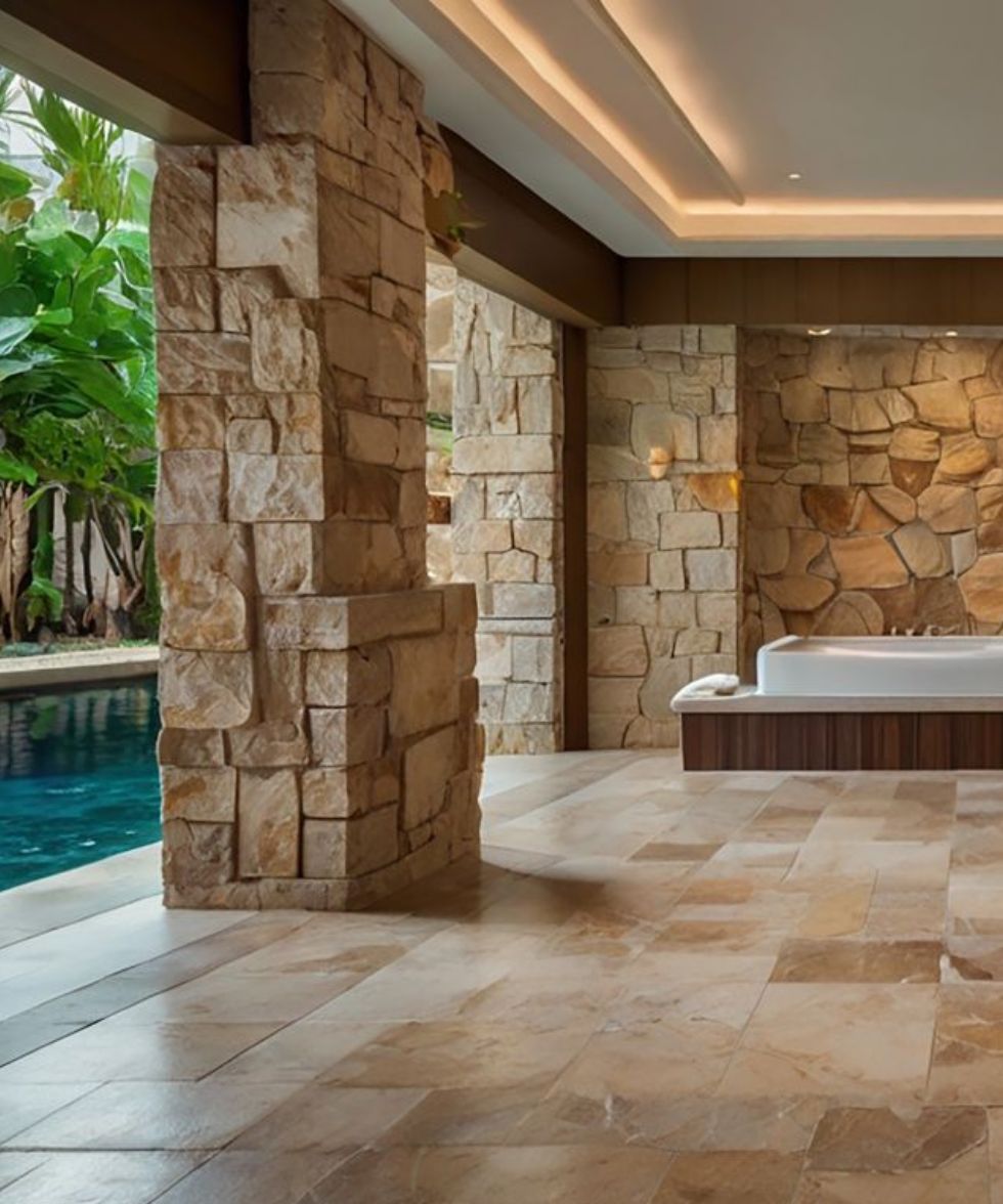 Residential Applications of Travertine